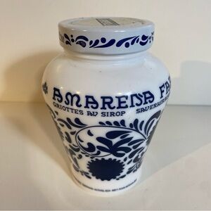 Fabbri Amarena Cherries Empty Jar With Screw On Lid